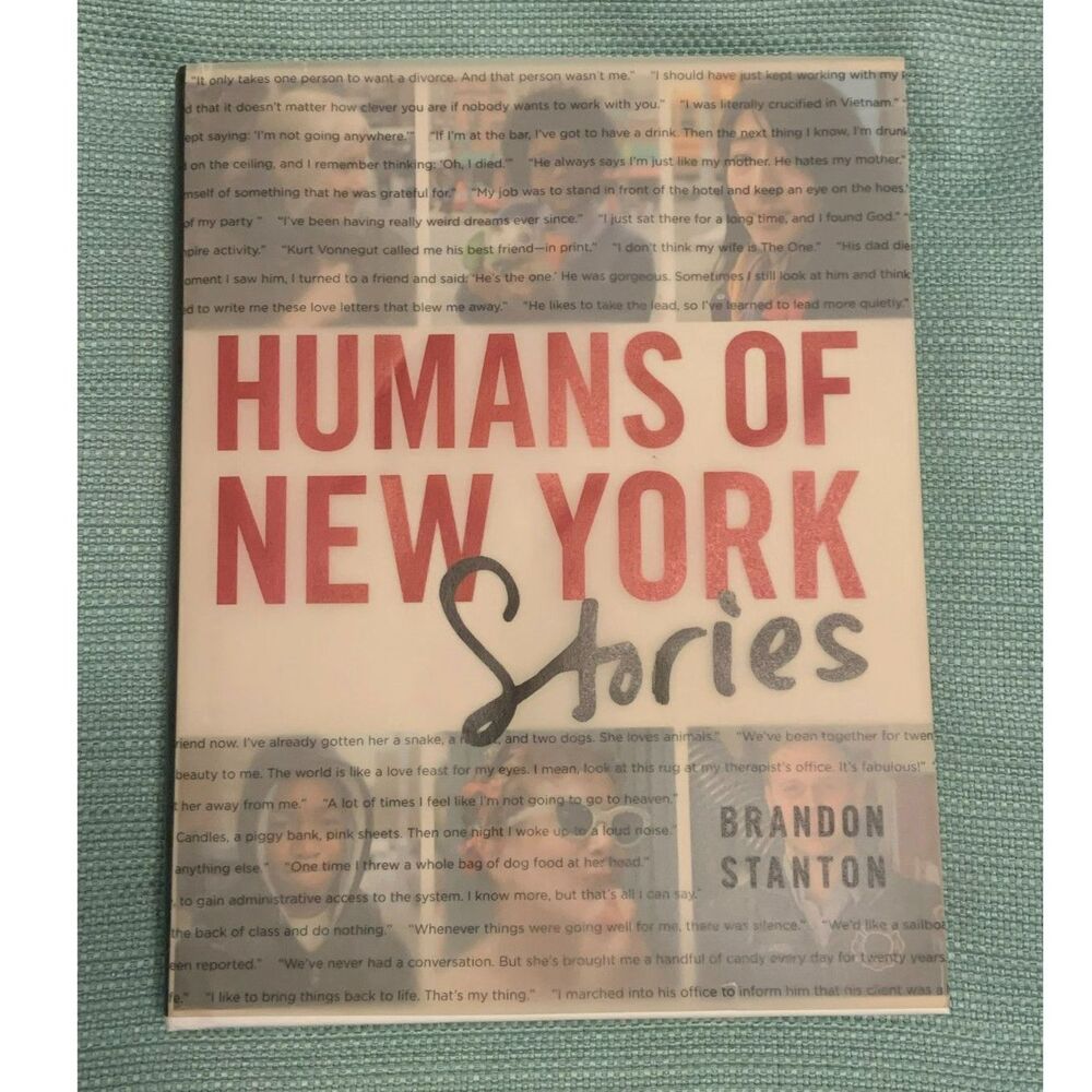 Humans of New York Stories by Brandon Stanton Book